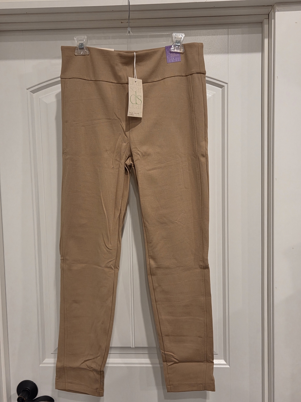 Dear Scarlett Khaki Skinny Fit Pull On Pants
